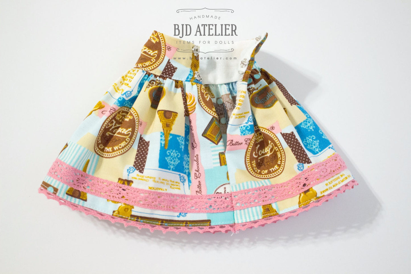 Chocolate Doll Skirt | BJD Clothing | Skirt for Dollfie Dream & Smart Doll