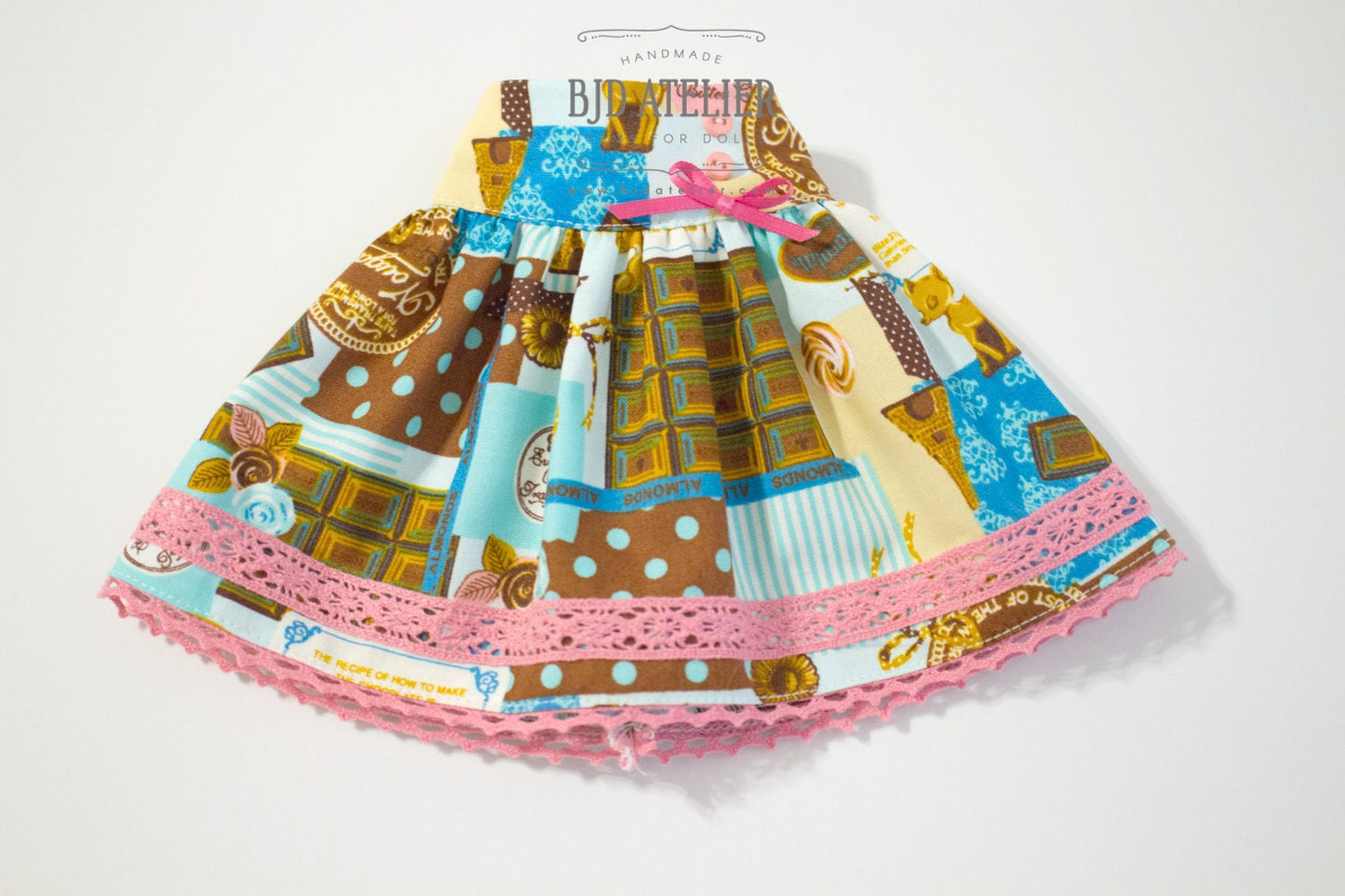 Chocolate Doll Skirt | BJD Clothing | Skirt for Dollfie Dream & Smart Doll
